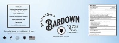 Salts Label (Bardown Smelling Salts)